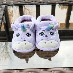 Dearfoams Unicorn Slippers Toddler Size 9/10